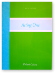 Acting One Robert Cohen